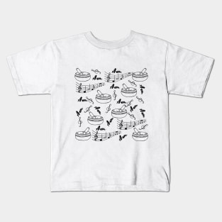 Aum Singing Bowls Kids T-Shirt